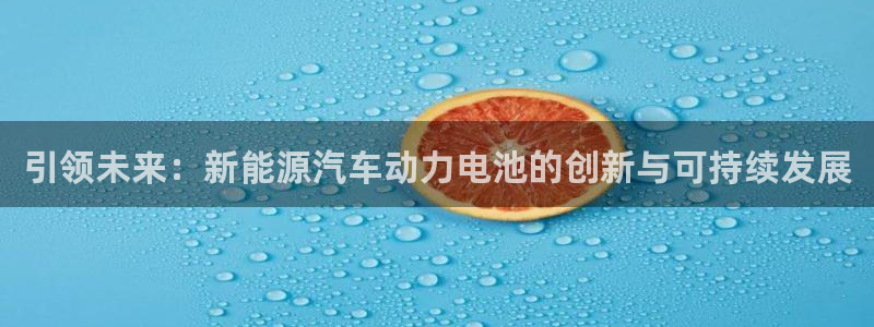 优发国际网官网址是多少：引领未来：新能源汽车动力电池的创新与可持续发展