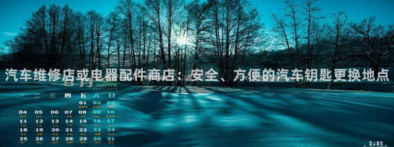 优发国际app官网下载安装苹果手机：汽车维修店或电器配件商店：安全、方便的汽车钥匙更换地点