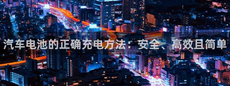 优发国际的官网是正品吗：汽车电池的正确充电方法：安全、高效且简单